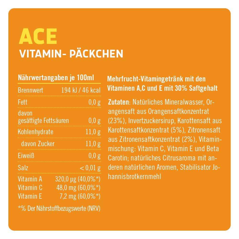 Vitamin-Päckchen ACE