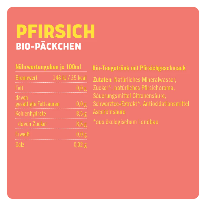 Bio-Päckchen LandparTEA Pfirsich