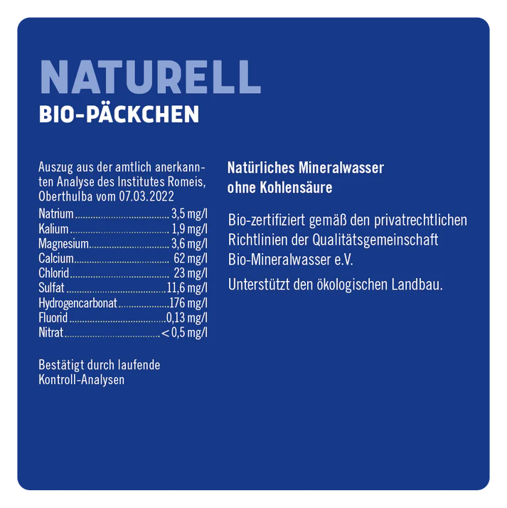 Bio-Päckchen Naturell – Landpark B2B Store